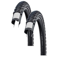 PAIR Schwalbe LAND CRUISER PLUS 700 x 35c Puncture Resistant Hybrid Bike TYRES