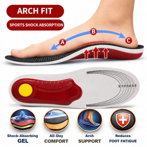 Steady step orthotic insoles - step,