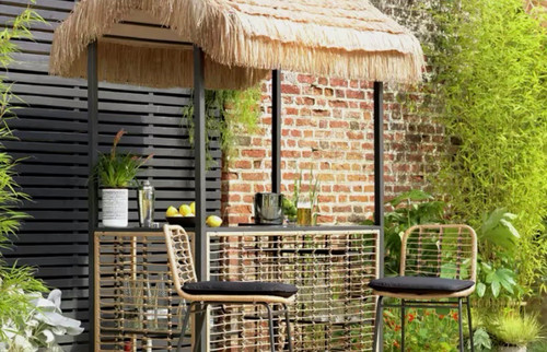 Boho outdoor tiki hut - boho,