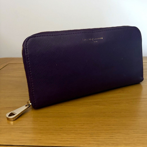 Aspinal london plum leather - london,