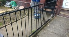 Wrought iron railing fencing - railing,,