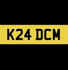Private number plate k24dcm - private,