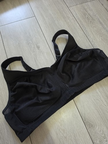 Glamorise black front - black,