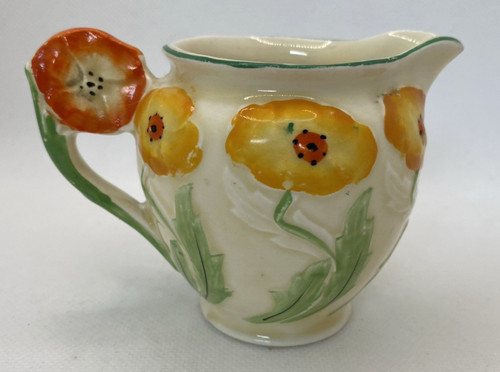 Grindley flower handle creamer - grindley,