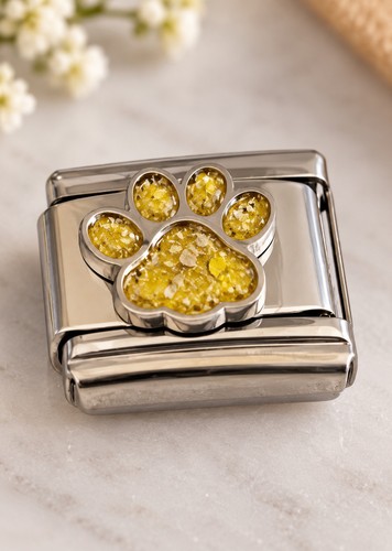 Personalised ashes charm - ashes,