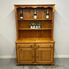 Pine Welsh Dresser with Barley