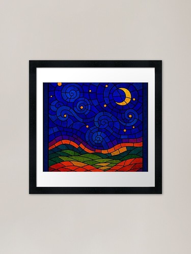 Stained glass starry - stained,