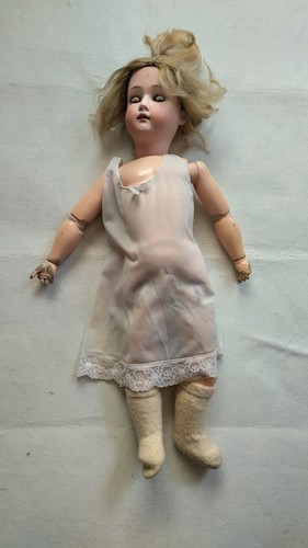 Antique porcelain doll - porcelain, the