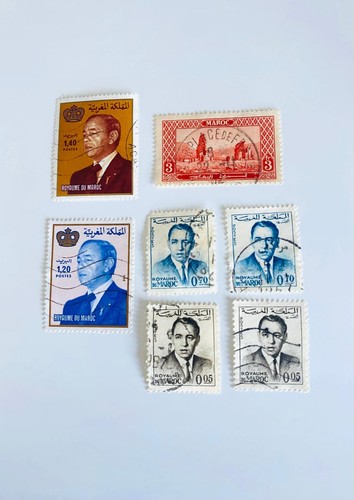 A55 vintage morocco postage - vintage,