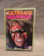WWE Ultimate Warrior Ultimate Collection 3 Disc DVD Set Classic Wrestling Used
