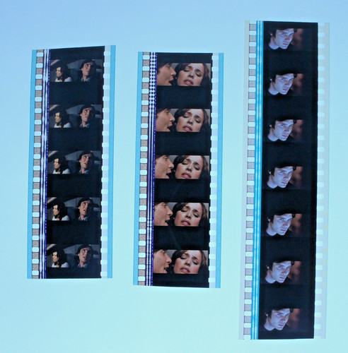 Strips 35mm film cells - of,