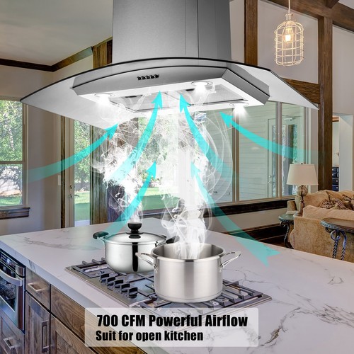 Island range hood - 36,