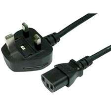 UK 3 PIN AC POWER CABLE LEAD LE32R74BD LE32R73BD LE26R73BD LE37R74BD LE40B554 TV