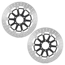 Pair Front Brake Discs Rotors