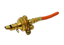 George III Sterling Silver Gilt, Coral Baby Rattle & Teether Antique 1806 London