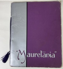RMS MAURETANIA LAUNCH BROCHURE