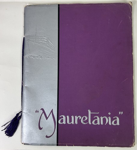 Rms mauretania launch brochure - rms,