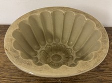 Vintage Ceramic Jelly Moulds Antique Flower Style Country Kitchenalia 