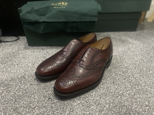 Mens loake shoes brown - brown, size