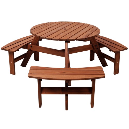 Kids wooden picnic - table, with