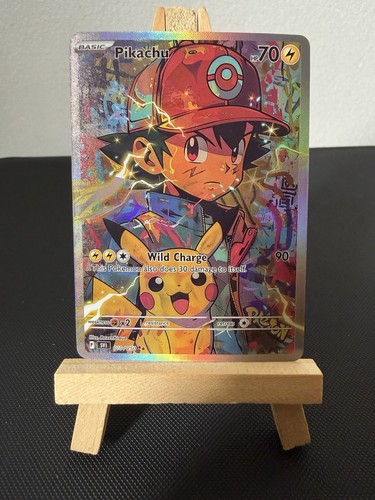 Ash pikachu pokemon card - ash’s,