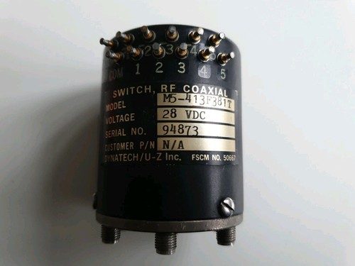 Dynatech coaxial switch - u-z, rf
