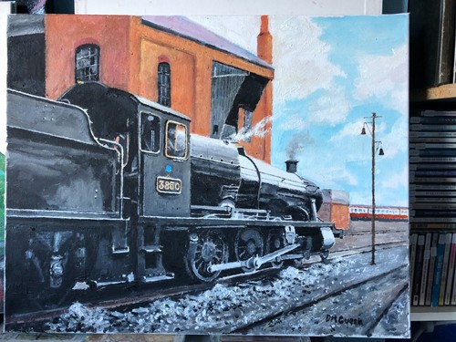 Oil painting - oil,