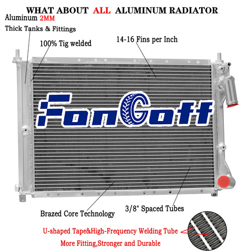 Radiator aluminium for fiat - radiator,