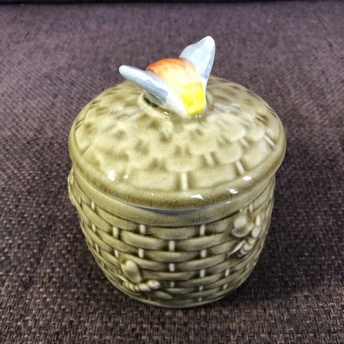 Vintage ceramic beehive honey - ceramic,
