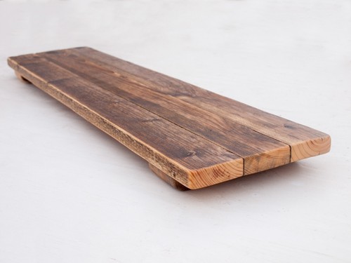 Rustic wood serving - wood,