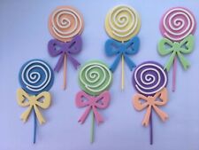 Die Cut Shapes Lollipops Sweets Card making Crafts Topper’s Scrapbooking