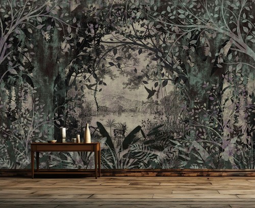Landscape classic old style - old,