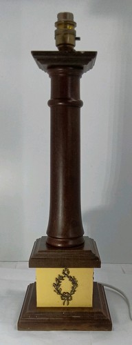 Tall wooden wood - wood, lamp