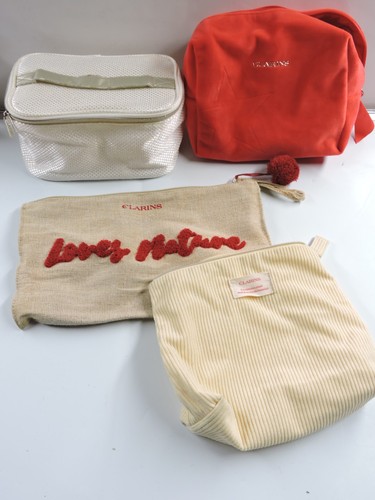 Clarins makeup cosmetic bag - 4x,