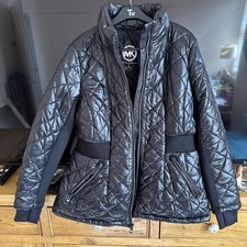 MICHAEL KORS BLACK PUFFER COAT