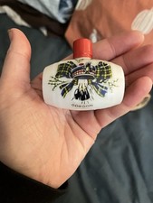 Vintage Scotch whisky Miniature   Chattan Crest Barrel of Kindness Collectible