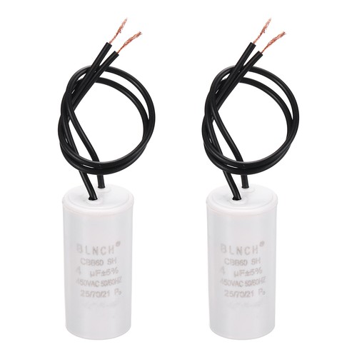 2pcs cbb60 capacitor 4uf 450v - cbb60,