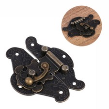 Retro Vintage Decorative Latch Hasp Pad Chest Lock Plate For Wooden Box SIZE L