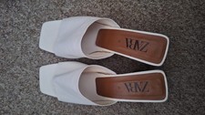 Zara Off White Leather Mid