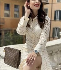 ZARA WOMAN MIDI DRESS S FITTED