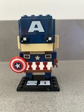 Lego BrickHeadz Marvel Set 41589 Captain America 2017. Complete. No Instructions