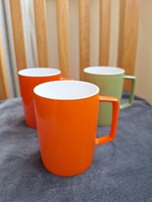 3 Vintage Melaware Mugs Camping Campervan
