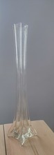 Long vintage glass vase - long,