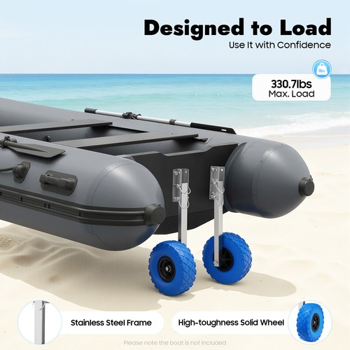 Stainless launching wheels - stainless,