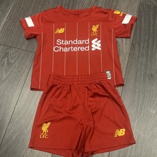 Liverpool Football kit Home babies Kids  Red Size 12/18 month New Balance