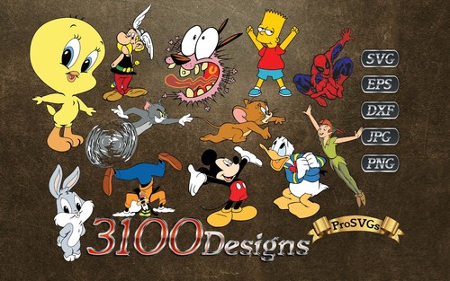 Cartoon designs svg eps - -,