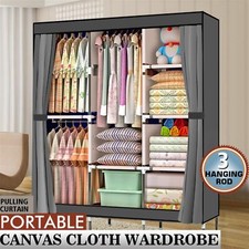 New 71" Fabric Wardrobe
