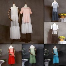 Womens Sheer Mesh Dress Full