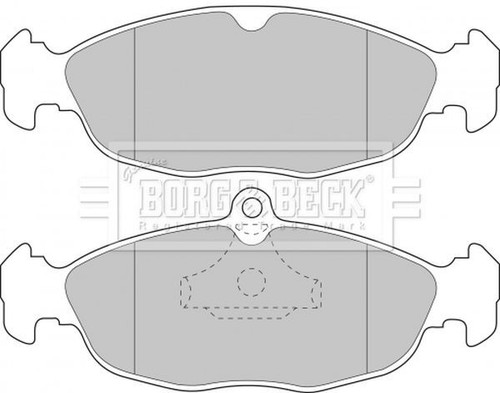 Brake pads rear - rear, for