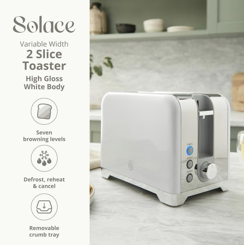 Swan solace slice toaster - slice,